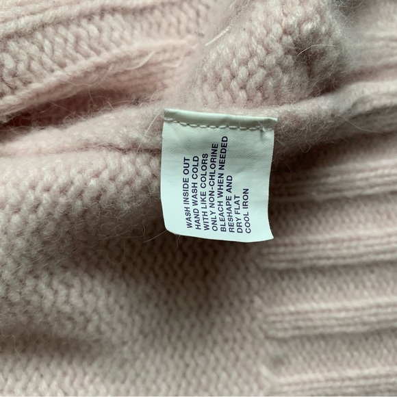 Gap light pink knit button up sweater with sequins vintage size xl - Picture 7 of 10